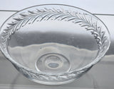 Cut Glass finger bowl hand cut mouth blown