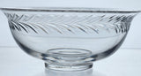 Cut Glass finger bowl hand cut mouth blown