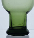 Lenox tall green clarion Crystal  Made in USA Mt Pleasant PA