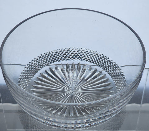 Hand cut lead crystal bowl,  Can be customized ,glass