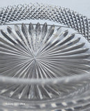 Hand cut lead crystal bowl,  Can be customized ,glass