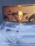 Signed Lenox Lion King bowl Crystal  Made in USA Limited collection CH20