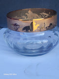 Signed Lenox Lion King bowl Crystal  Made in USA Limited collection CH20