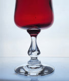 Fostoria glass Distincton red wine