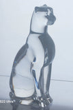 Signed Baccarat glass ART deco Cheetah cat