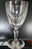 Orrefors Swedish petal wine glass signed,