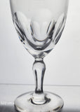 Orrefors Swedish petal wine glass signed,