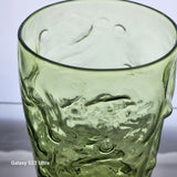 Bryce El Rancho glass olive green drink glass