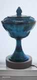 Carnival Indina compote and lid grapes glass Auction