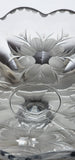 Heisey cut glass compote