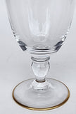 Bryce gold band wine glass Crystal