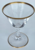 Bryce gold band cocktail glass Crystal