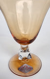 Bryce tulip Aquarius Amber Sherry/ port glass Crystal