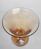 Bryce tulip Aquarius Amber Sherry/ port glass Crystal