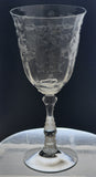 Fostoria goblet glass Navarra pattern Crystal