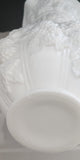 Imperial Loganberry panel grape milk glass vase