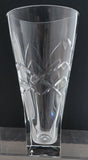 Hand Cut 24% lead crystal vase with space for etching Award