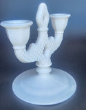 Westmoreland milk Glass candle holder