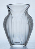 Lalique signed glass Pavie vase