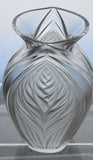 Lalique signed glass Pavie vase