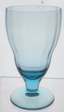 Bryce optic ice blue water glass 4 pieces auction