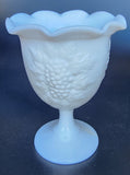 L.E Smith milk Glass compote