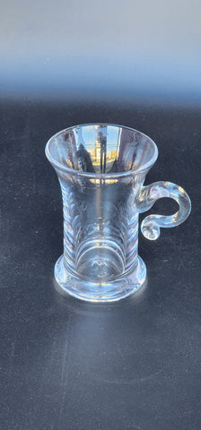 Simon Pearce glass mug Made in USA