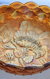 Carnival handled Bowl embossed