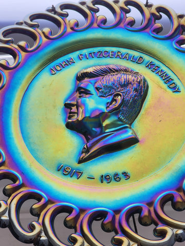 LE Smith John Fitzgerald Kennedy plate