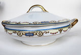 Noritake china covered handled dish