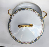 Noritake china covered handled dish