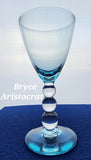 Bryce Aristocrat blue goblet glass 4 pieces BRE4