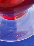 Lenox ruby beverage Holiday Gems pair