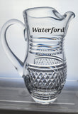 Signed Waterford Hand Cut crystal martini pitcher Irish Crystal