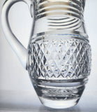 Signed Waterford Hand Cut crystal martini pitcher Irish Crystal