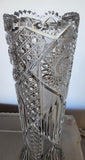 ABP cut glass 23.75" vase antique