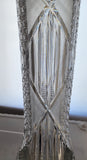 ABP cut glass 23.75" vase antique