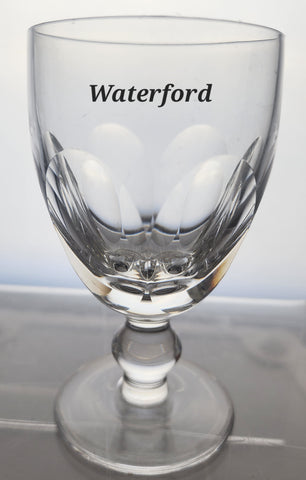 Signed Waterford CUT GLASS Kathleen wine crystal Ireland