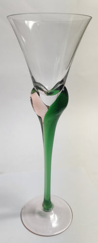 Rosenthal glass calla lily stem