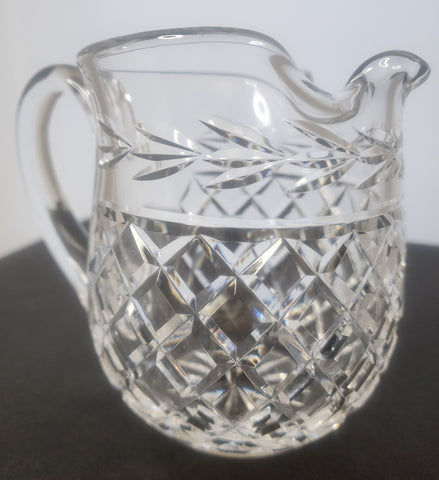 Signed Waterford Hand Cut crystal pitcher Irish Crystal