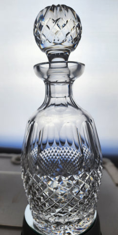 Signed Waterford glass Hand Cut Colleen decanter Irish Crystal