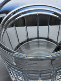 Signed Reed  & Barton Glass ice tub , crystal