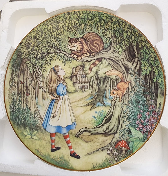 Alice et le Chat collectors plate