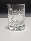 Crystal votive Hand blown Noel 1985.Made in USA