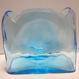 Bryce glass cerulean blue glass whimsey glass vase
