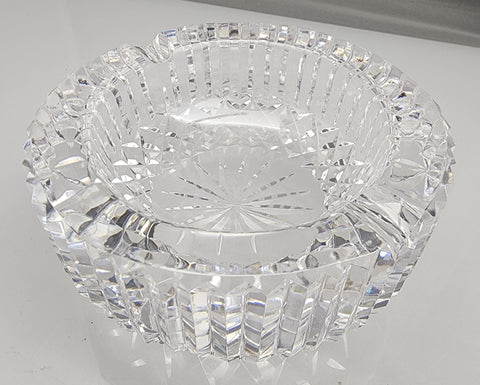 Signed Waterford crystal ashtray