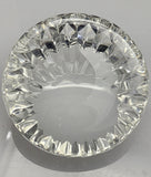 Hand cut glass  paperweight, 24% lead crystal Great for engravers