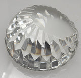 Hand cut glass  paperweight, 24% lead crystal Great for engravers