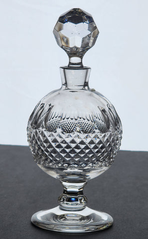 Signed Waterford glass Hand Cut Colleen perfume Irish Crystal auction