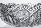 ABP cut glass bowl American 22425b